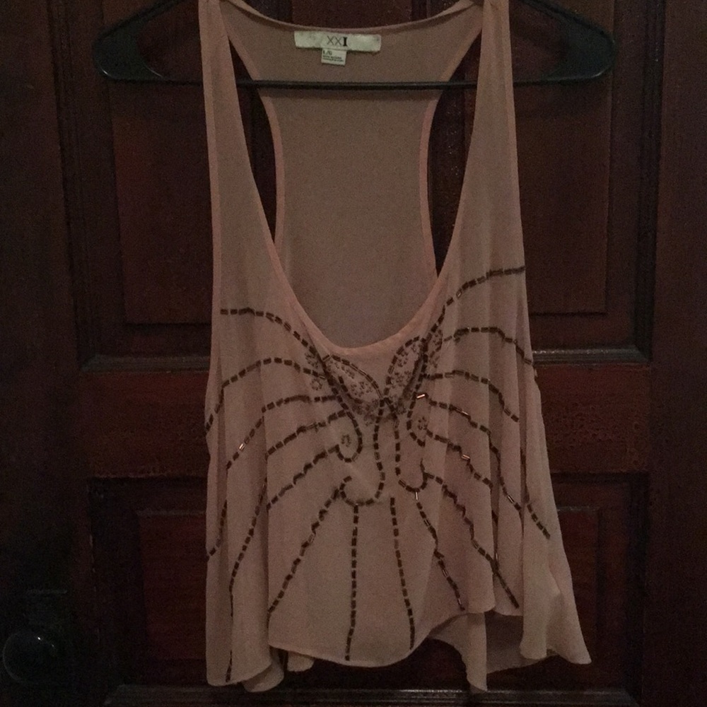 Pink tank top